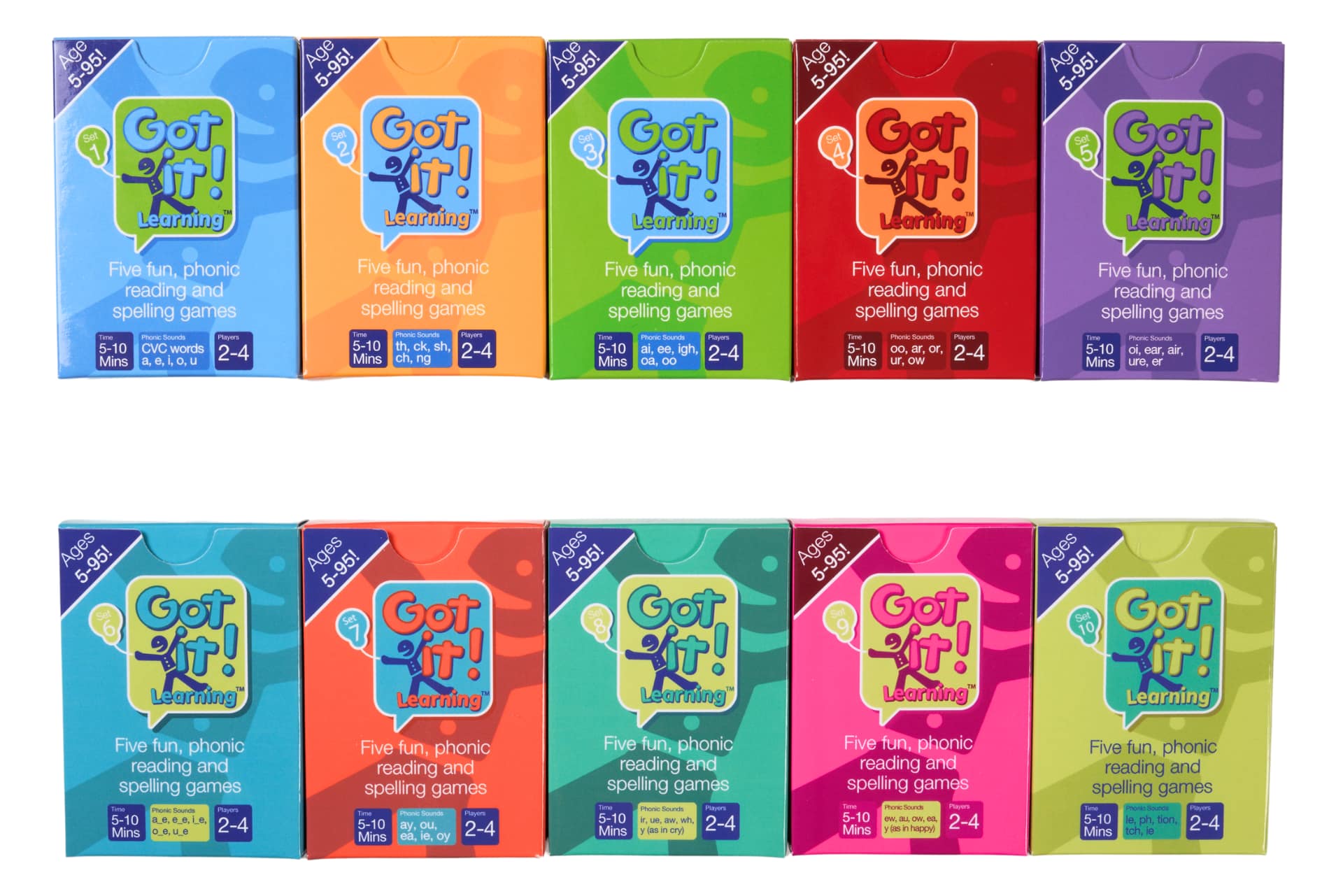 First image showing out Phonic based cards.